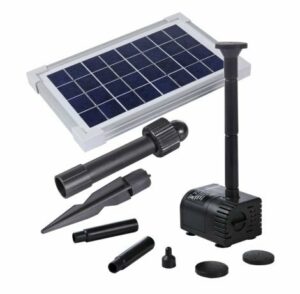 Solar powered fountain pump