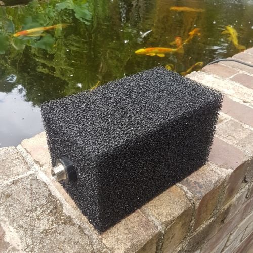 250x150x140mm filter sponge with 13mm male fitting
