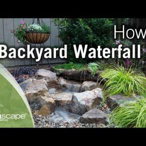 Backyard Waterfall Landscape Fountain Kit (cannot be shipped to P.O Boxes)-3452