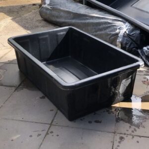 rectangular fish pond, plastic