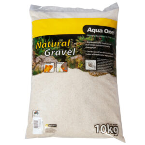 AquaOne Natural Gravel White Sand